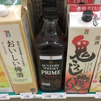 7-11 sake and whisky